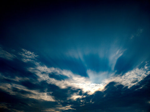 Dramatic Cloud Rays