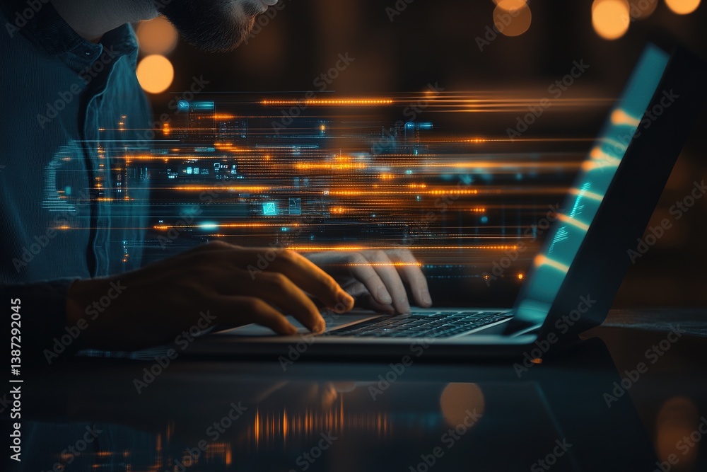 Poster futuristic data stream processing