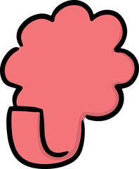 Illustration of wall hook
