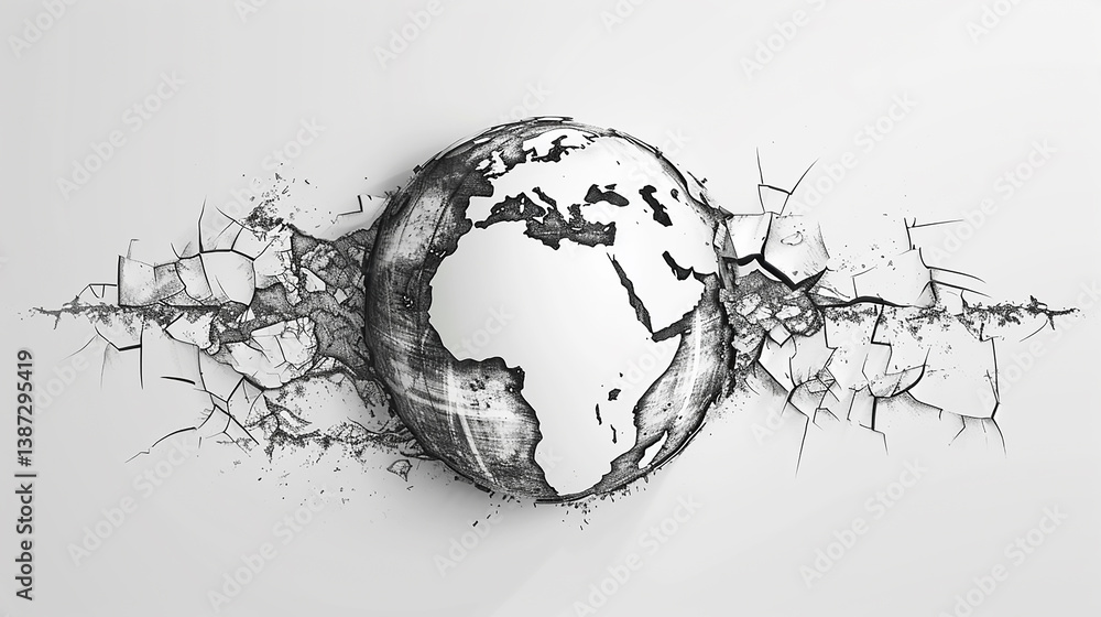 Poster global network background perfect for tech processes, neural networks, artificial intelligence, data