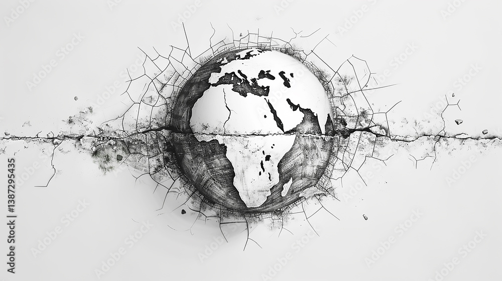 Poster global network background perfect for tech processes, neural networks, artificial intelligence, data