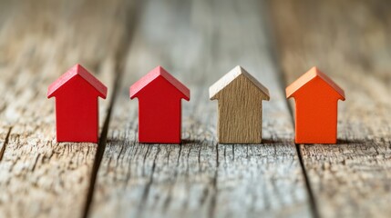 Housing market downturn recession impact on prices in urban environments graphical data analysis