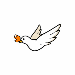 vector illustration of a bird