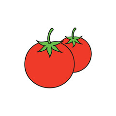 Tomatoes illustration-vector-design 