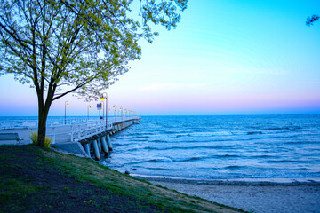 Sunset at the Baltic Sea