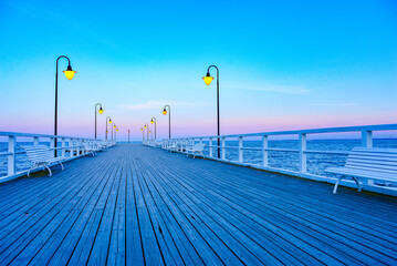 Sunset at the Baltic Sea