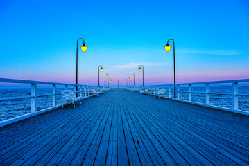 Sunset at the Baltic Sea