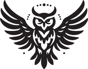 Owl logo vector