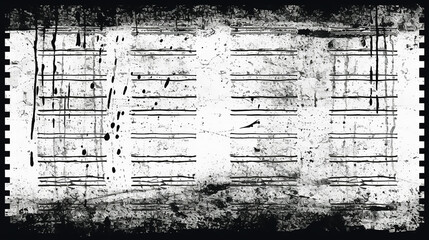 Abstract black and white speckled old wall grunge dirty paint overlay black and white grunge dust grain texture background.