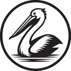 Pelican logo vector