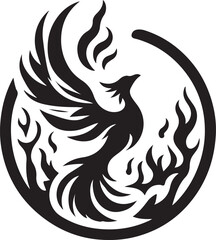 Phoenix illustration logo