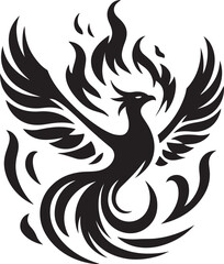 Fototapeta premium Phoenix illustration logo