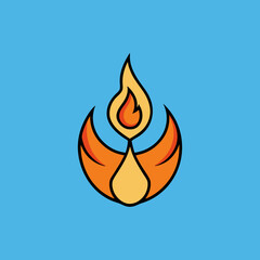 vector fire icon