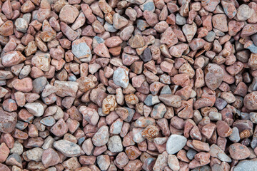 Gravel texture background. Background of stone for design with copy space 