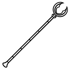 vector illustration of a golf club