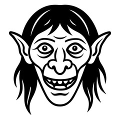 cartoon face of a man