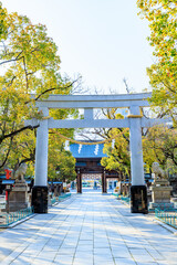 春の湊川神社　兵庫県神戸市　Minatogawa Shrine in Spring. Hyogo Pref, Kobe City.