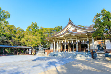 春の湊川神社　兵庫県神戸市　Minatogawa Shrine in Spring. Hyogo Pref, Kobe City.