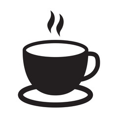 Drink icon. Cup icon. Coffee or tea cup icon. 