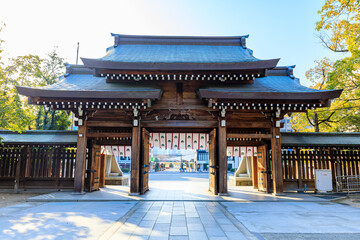 春の湊川神社　兵庫県神戸市　Minatogawa Shrine in Spring. Hyogo Pref, Kobe City.