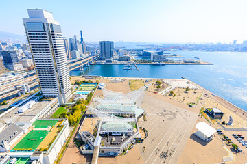 神戸ポートタワーから見た景色　兵庫県神戸市　
The view from Kobe Port Tower....