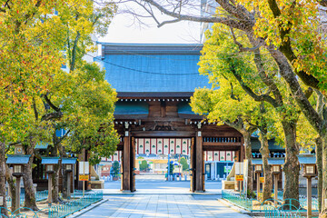 春の湊川神社　兵庫県神戸市　Minatogawa Shrine in Spring. Hyogo Pref, Kobe City.