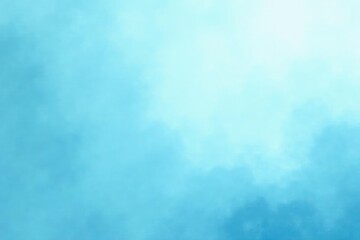 Obraz premium Light blue textured background with subtle gradient and faint cloud effect, Atmospheric, Weather, Landscape