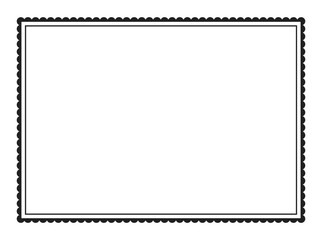 Vertical Rectangle Frame with Classic Dotted Edge