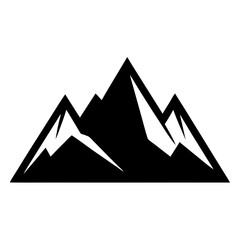 Mountain Vector Silhouette | Nature and Adventure Clipart