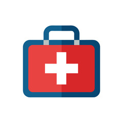 Obraz premium first aid kit isolated