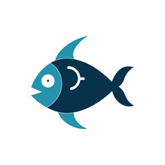 Fototapeta premium cartoon shark vector illustration