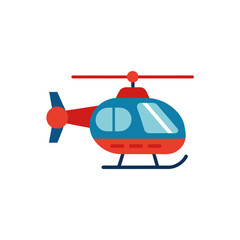 helicopter isolated on white