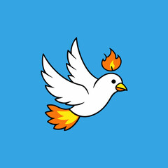 vector illustration of a bird
