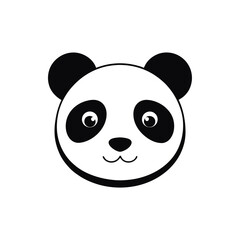 Naklejka premium panda with a smile