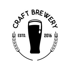 beer labels in line style. Design elements for logo, label, emblem, sign, brand mark. Vector illustration.