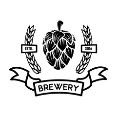 beer labels in line style. Design elements for logo, label, emblem, sign, brand mark. Vector illustration.