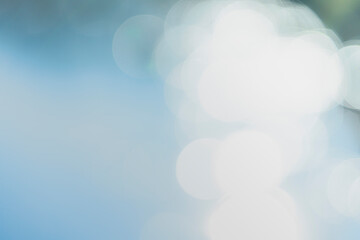Abstract Blurred Light Circles on Gradient Background