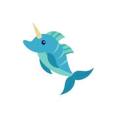 Fototapeta premium cartoon fish vector illustration