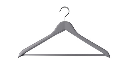 grey hanger for cloths isolated on white background , transparent png 