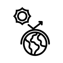 Climate Change Disaster Icon