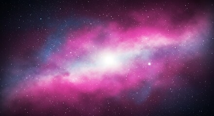 Fototapeta premium Cosmic Rose Nebula AI Generated