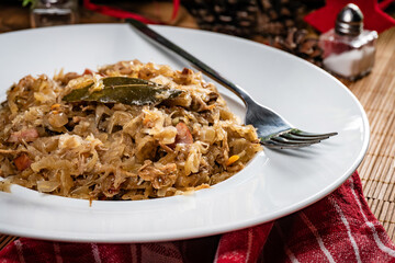 Bigos - traditional Polish food.