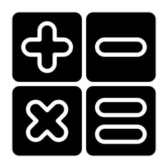 Math Symbols Solid Icon