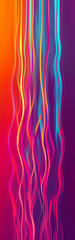 Naklejka premium abstract background with glowing lines