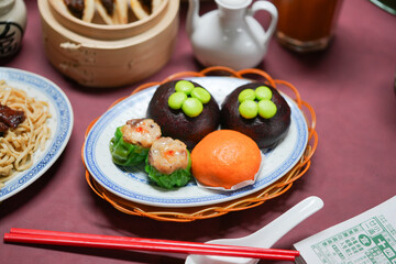 easter still life with eggs