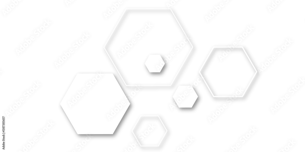 Fototapete abstract cube hexagon shape background.abstract geometric pattern with crosses, stripes, lines. seam