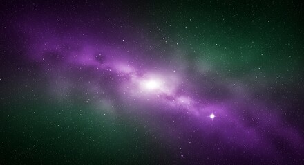 Naklejka premium Cosmic Bloom AI Generated