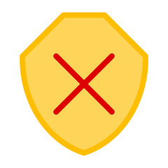 Obraz premium Unsafe Icon