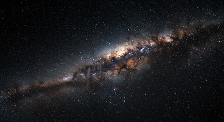 Obraz premium Cosmic Tapestry AI Generated