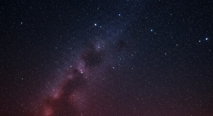 Fototapeta premium Cosmic Carmine AI Generated